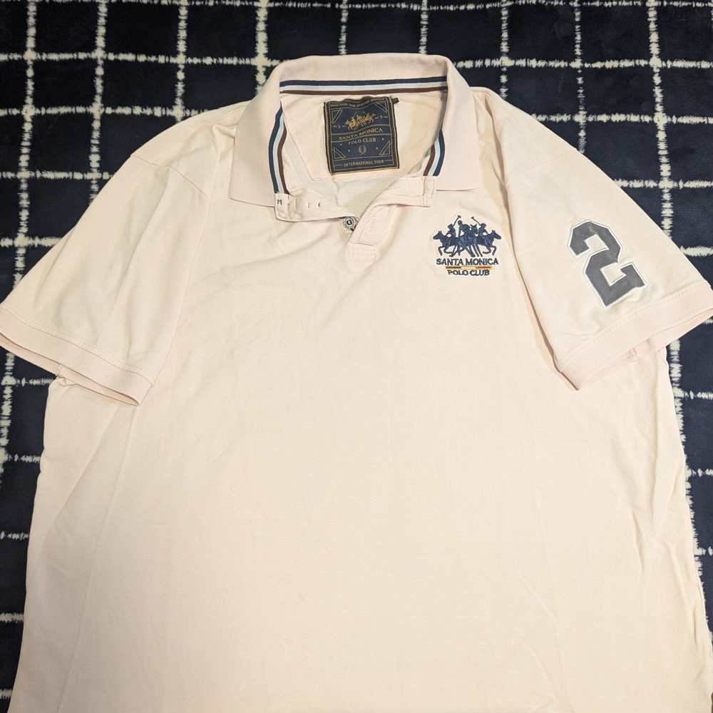 Light Pink Polo Shirt
